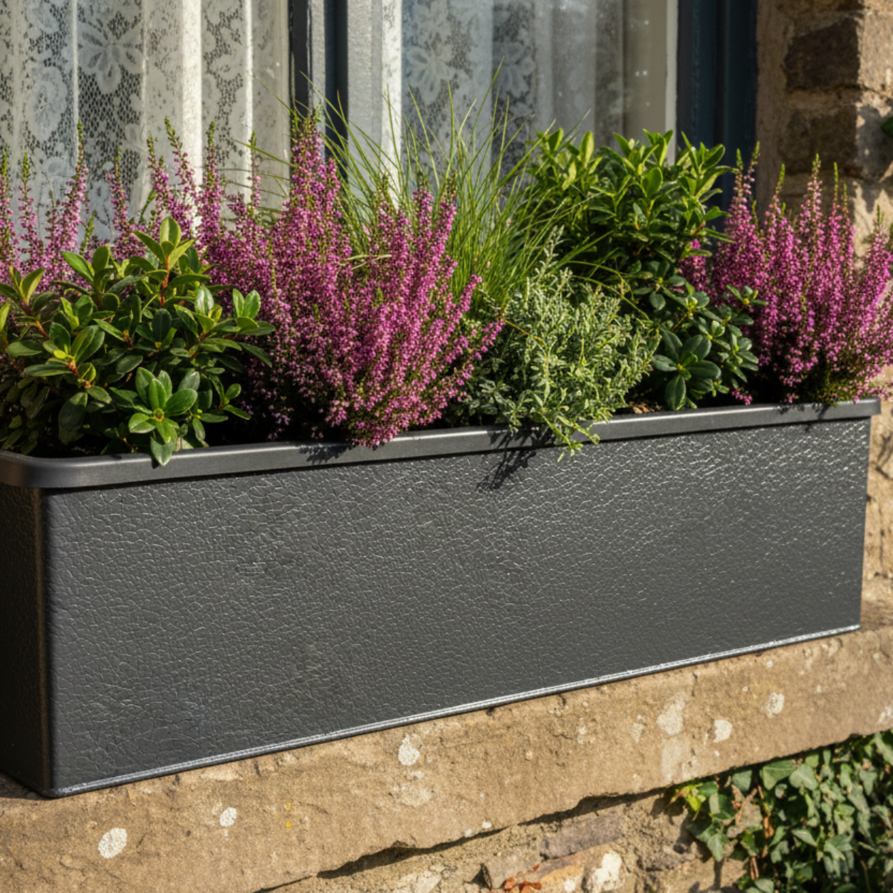 Anthracite Window Box Planter 200mm